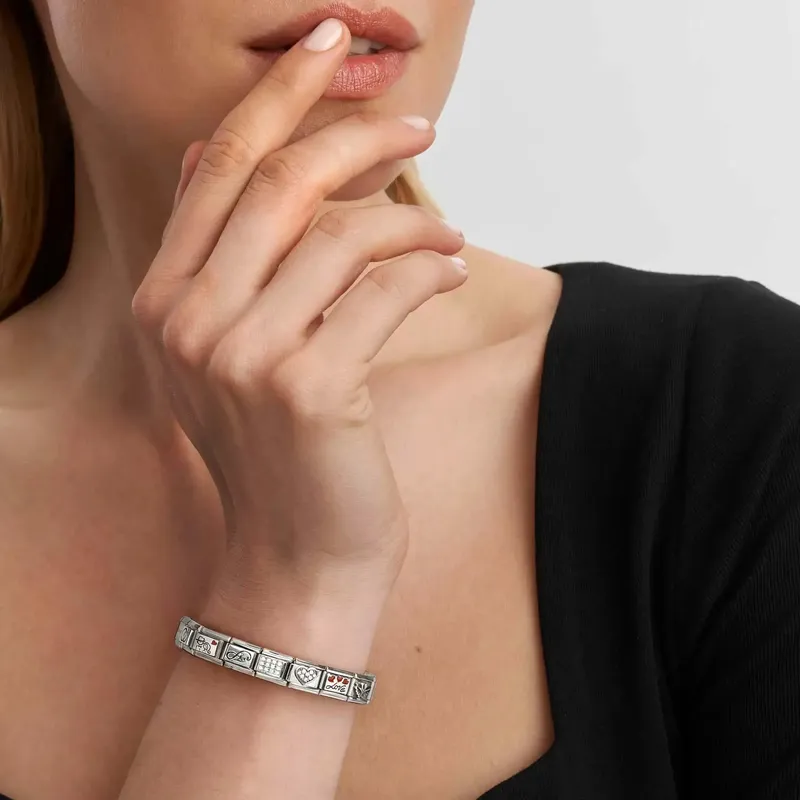 Nomination Composable Link Tigers Eye Stone, Silver - Image 3