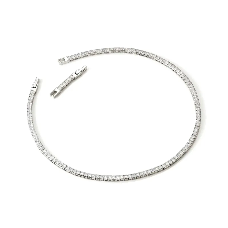 Nomination Daytonight Tennis Necklace, Cubic Zirconia, Sterling Silver - Image 3
