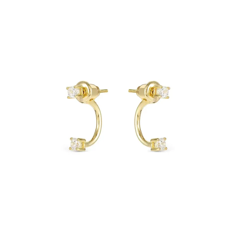 Nomination Fashion Era Earrings with Cubic Zirconia, PVD Yellow Gold - Image 3
