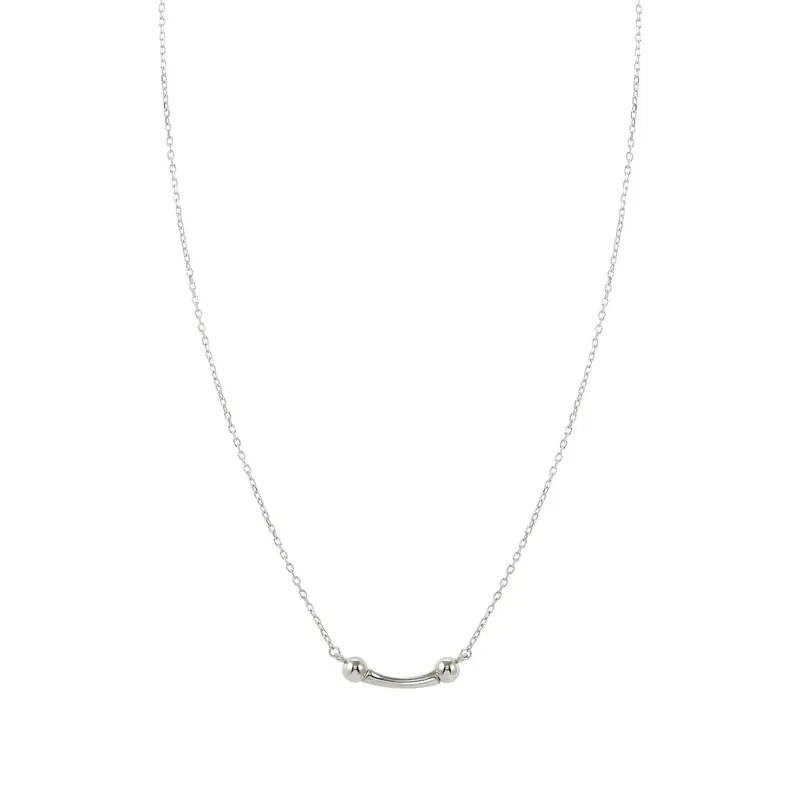 Nomination Fashion Era Necklace with Bar, Sterling Silver - Image 3